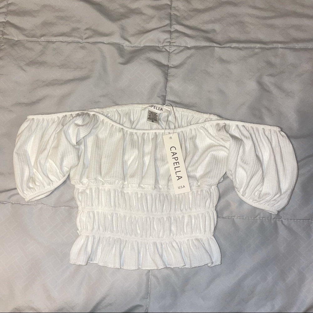 NWT Milkmaid Crop Top*sold* - Picture 3 of 3